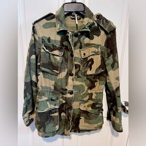 Free People Camo Jacket